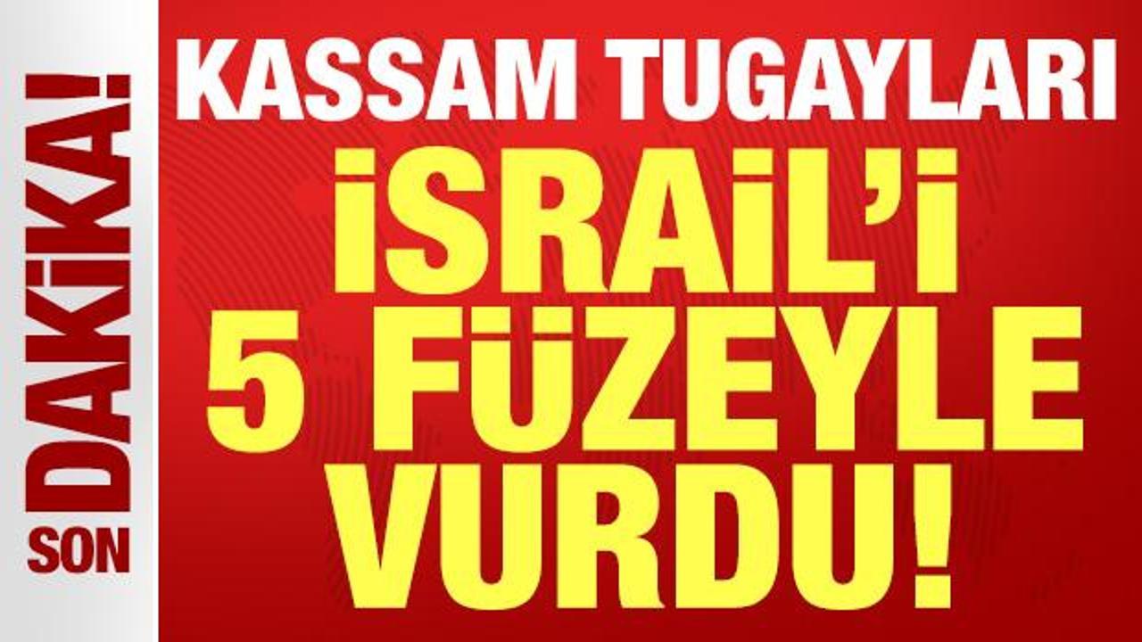 kassam tugaylari israili 5 roketle vurdu asdod limani hedef alindi MWMw637E