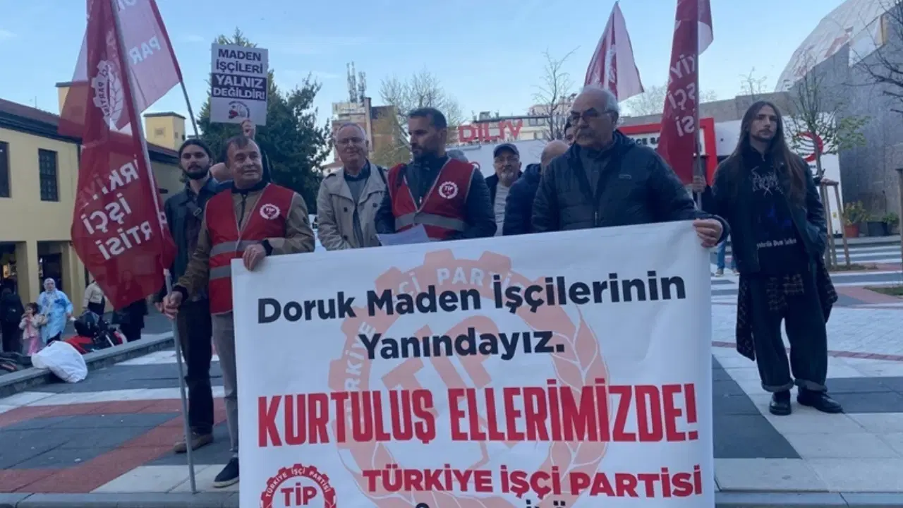 TİP Samsun’dan Doruk Maden İşçilerine Destek: “Hakkı Gasbedenleri Açığa Çıkaracağız”