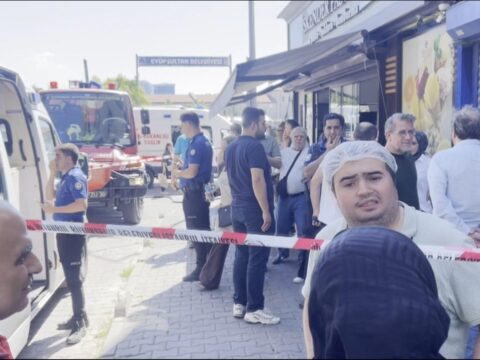 Eyüpsultan’da pastanede panik dolu anlar! İşçiler birer birer bayıldı