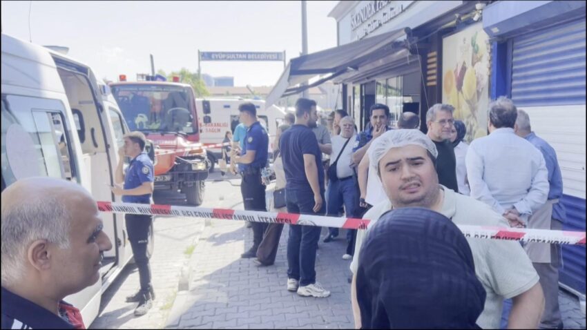 Eyüpsultan’da pastanede panik dolu anlar! İşçiler birer birer bayıldı